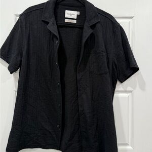Goodfellow & Co Black Casual Button Down Shirt